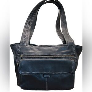 Vintage Leather Fossil Shoulder Bag